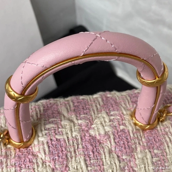 First Bag Ru WITH HANDLE TOP CHANEL BAG FLAP 0717